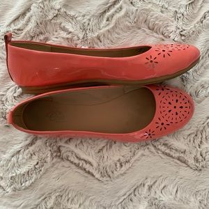 Pink Patent Leather Flats